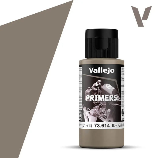 Vallejo Surface Primer IDF Israelí Sand Grey 61-73 60 ml - Franklin Hobbies Ltd
