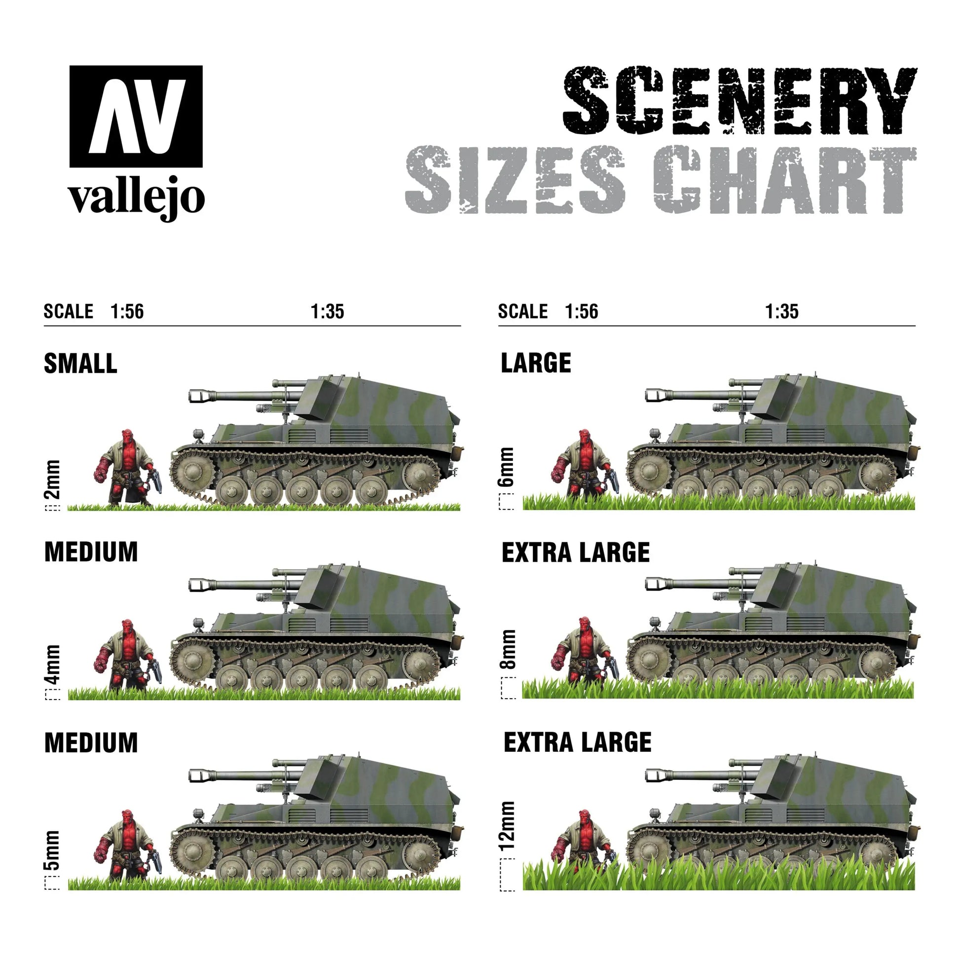 Vallejo 6mm Wild Tuft - Dry Green Diorama Accessory Vallejo