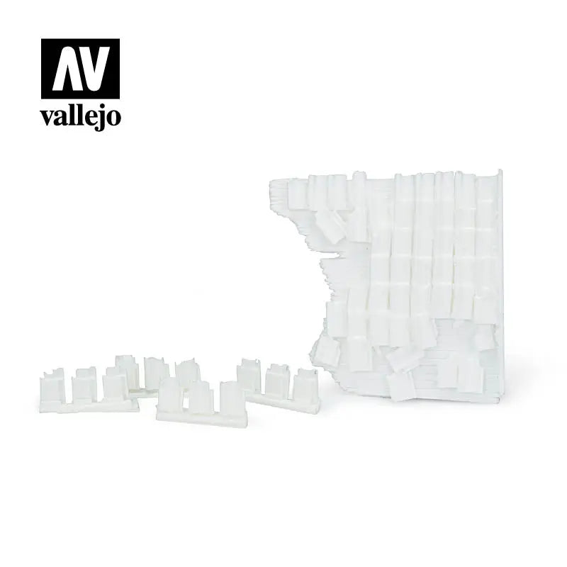 Vallejo Damaged Roof Section and Tiles Diorama Accessory Vallejo