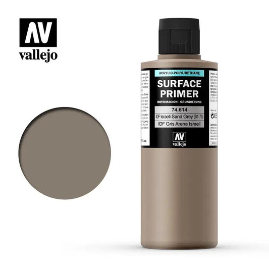Vallejo Surface Primer Color IDF Israelí Sand Grey 61-73 200 ml Vallejo