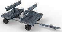 Zimi Model 1/48 U.S.Weapon Loading Cart Plastic Model Kit Zimi Model