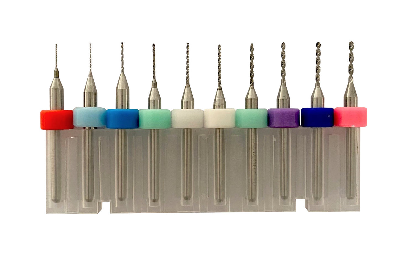 Ickysticky 10 Pce Tungsten Micro Drill Bits 0.3mm - 1.2mm