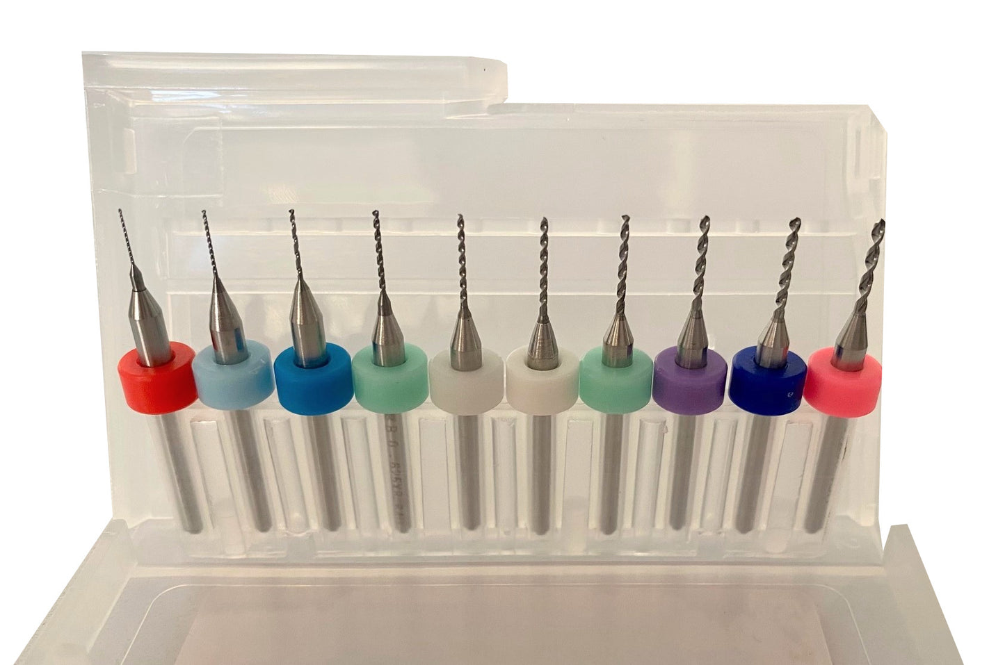 Ickysticky 10 Pce Tungsten Micro Drill Bits 0.3mm - 1.2mm
