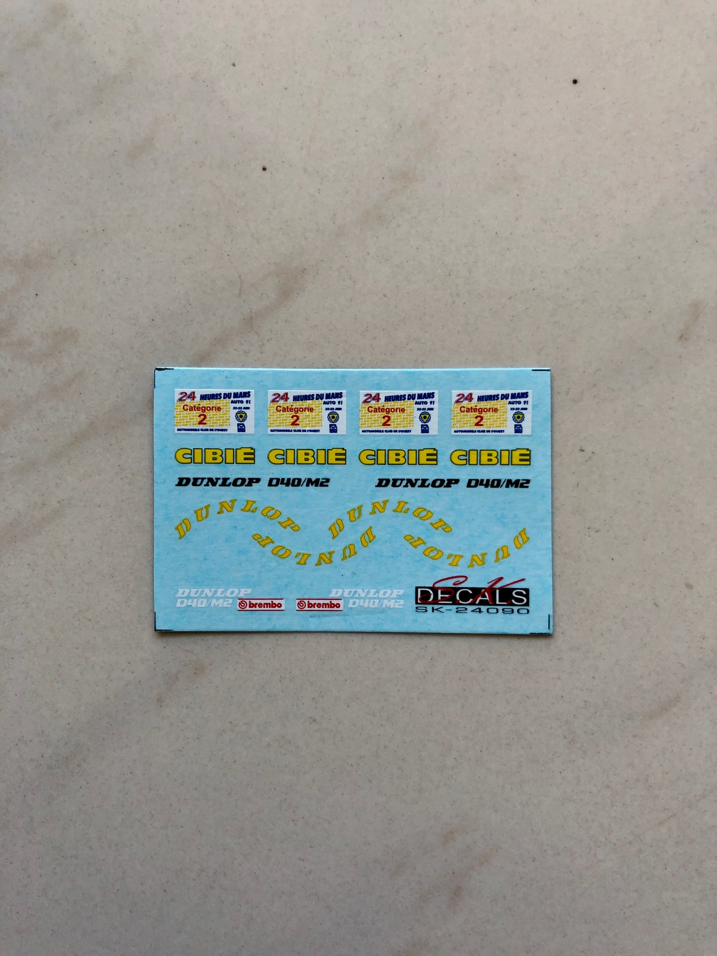 S.K. Decals 1:24 Mazda 787B Le Mans 1991 Additional Decals
