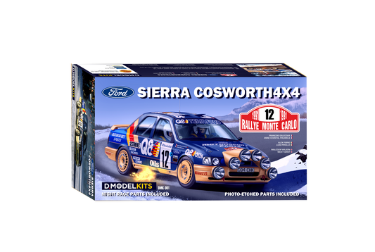 D Modelkits 1:24 Ford Sierra Cosworth 4x4 1991 Rally Monte Carlo