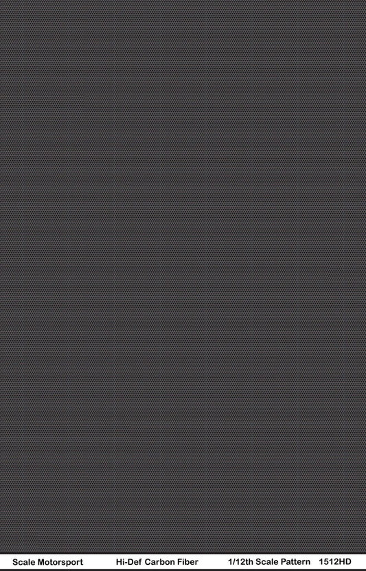 Scale Motorsport 1:12 Hi-Def Weave Carbon Fiber Decals