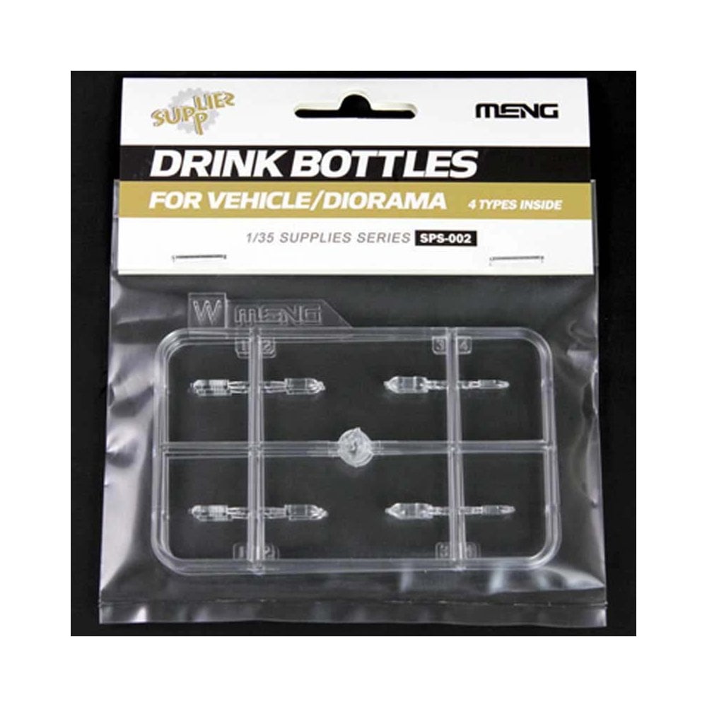 Meng 1/35 Drink Bottles for Vehicle/Diorama (4 types)