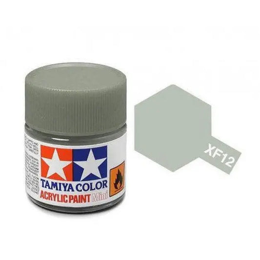 Tamiya Color Acrylic Paint XF-12 J.N. Grey 10ml Tamiya