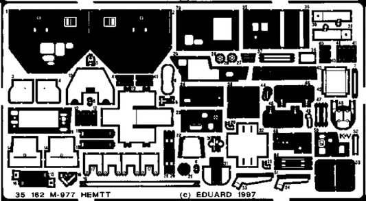 Eduard 1:35 M-977 HEMTT Detail Set for Italeri Kit