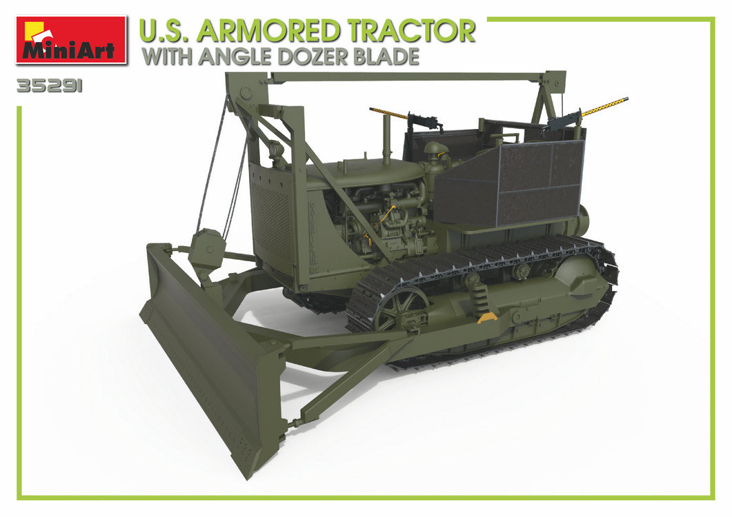 MiniArt 1/35 U.S. Armored Tractor with Angle Dozer Blade