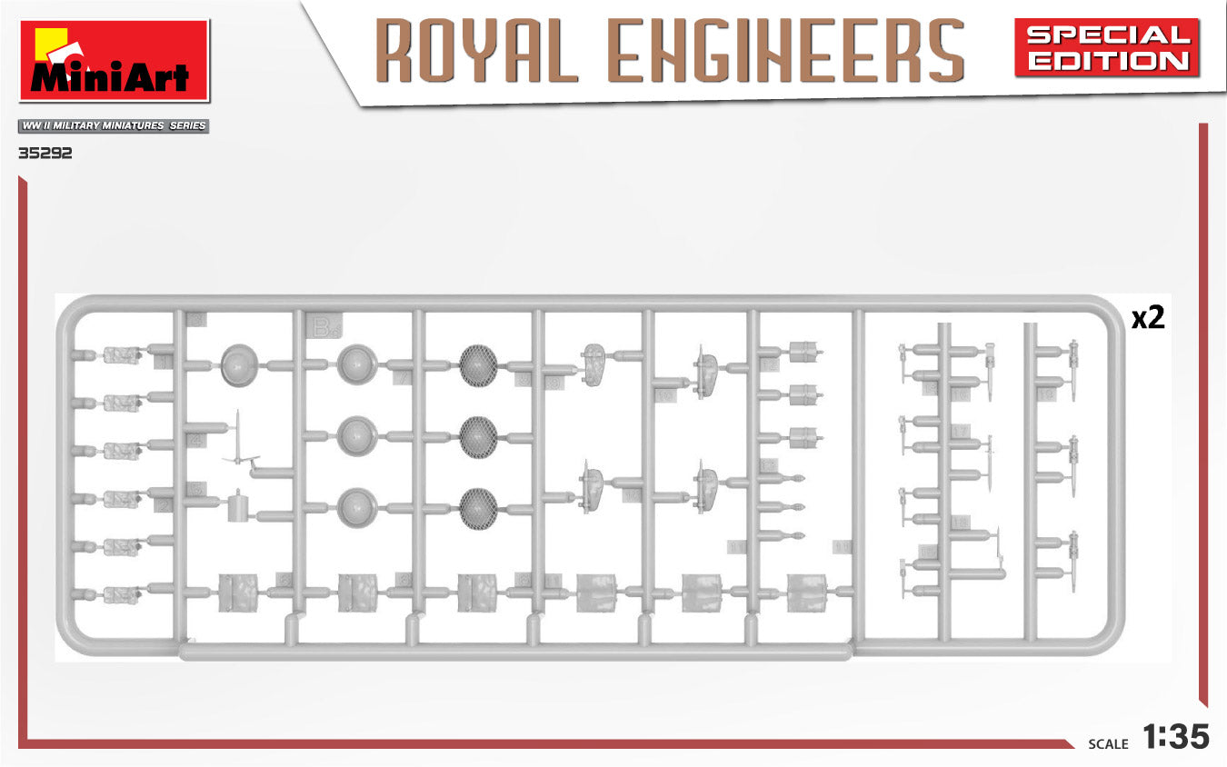 Miniart 1:35 Royal Engineers Special Edition Figure Set