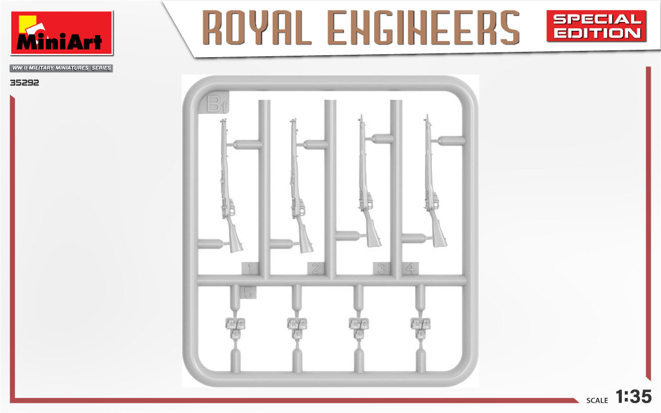 Miniart 1:35 Royal Engineers Special Edition Figure Set