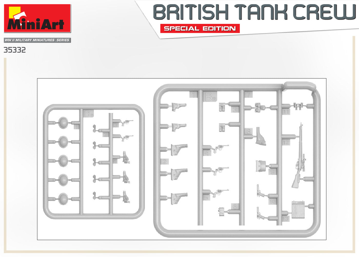 Miniart 1:35 British Tank Crew Special Edition Figure Set