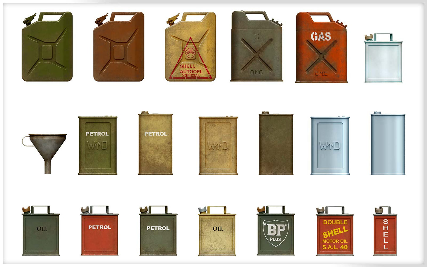 Miniart 1:35 Allies Jerry Cans Set WW2