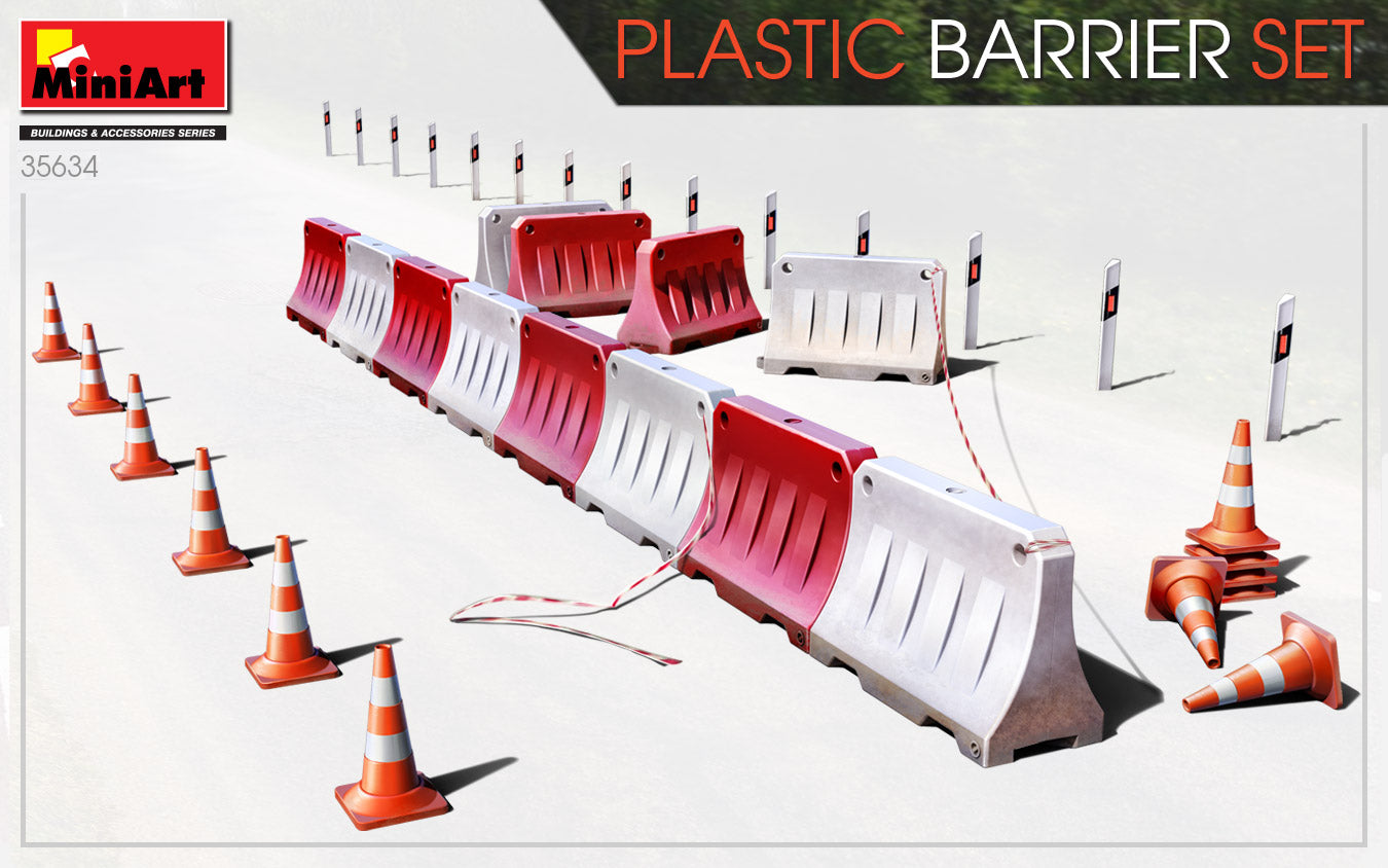 Miniart 1:35 Plastic Barrier Set