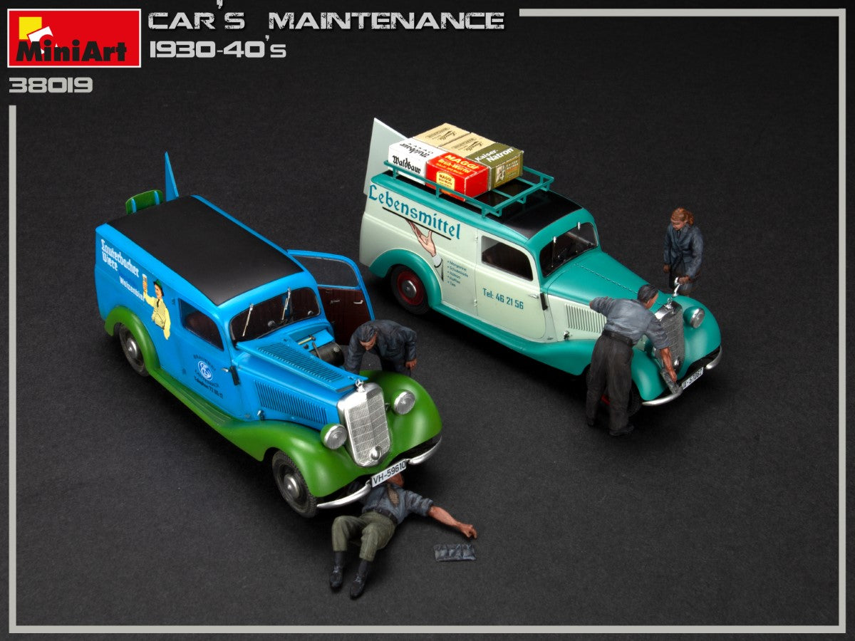 Miniart 1:35 Car Maintenance 1930-1940's Figure Set