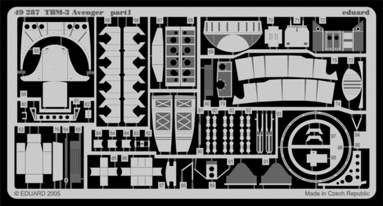 Eduard 1:48 TBM-3 Interior Detail Set for Accurate Minitures Kit