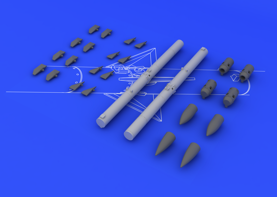 Eduard Brassin 1:48 AIM-120C AMRAAM Missile