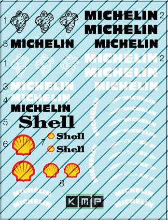 KMP 1:24 Alfa Romeo 155 V6 Ti Missing Logos Decal Sheet