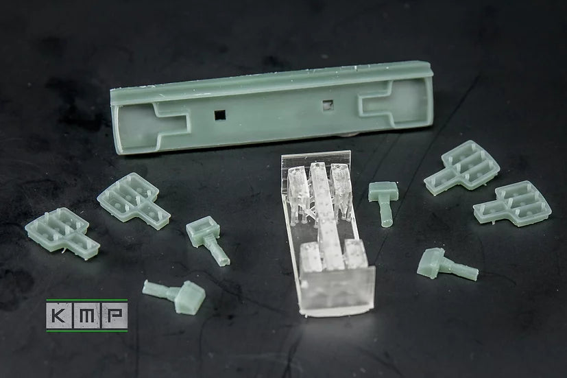 KMP Fiat 131 Abarth Rear Plate detail-up