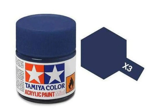 Tamiya Color Acrylic Paint X-3 Gloss Royal Blue10ml Tamiya