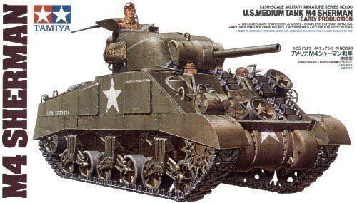 Tamiya 1:35 U.S. Medium Tank M4 Sherman Early Production