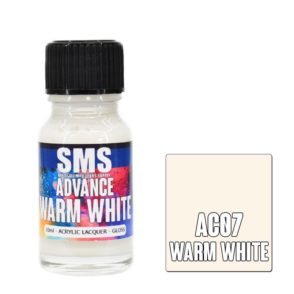 SMS Advance Warm White 10ml Acrylic Lacquer