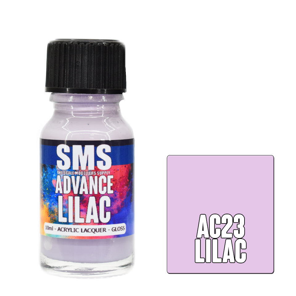 SMS Advance Lilac 10ml Acrylic Lacquer
