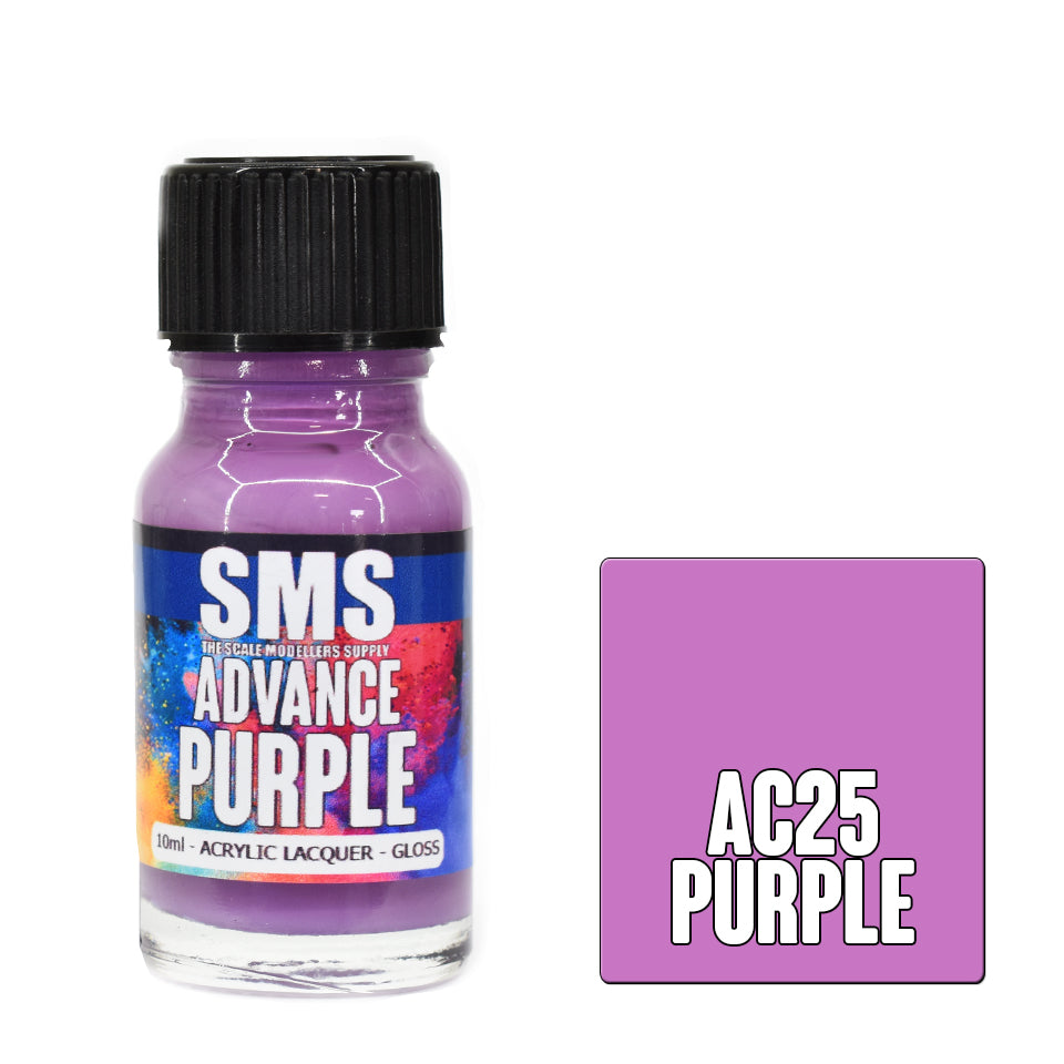 SMS Advance Purple 10ml Acrylic Lacquer