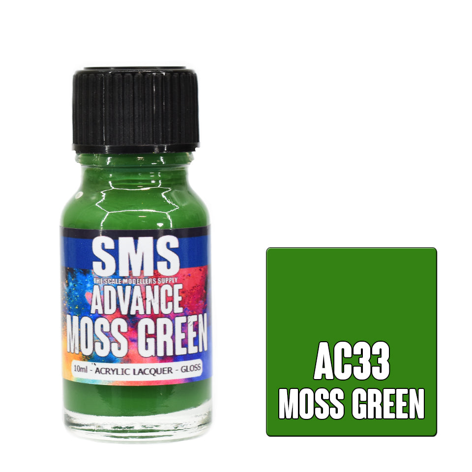 SMS Advance Moss Green 10ml Acrylic Lacquer