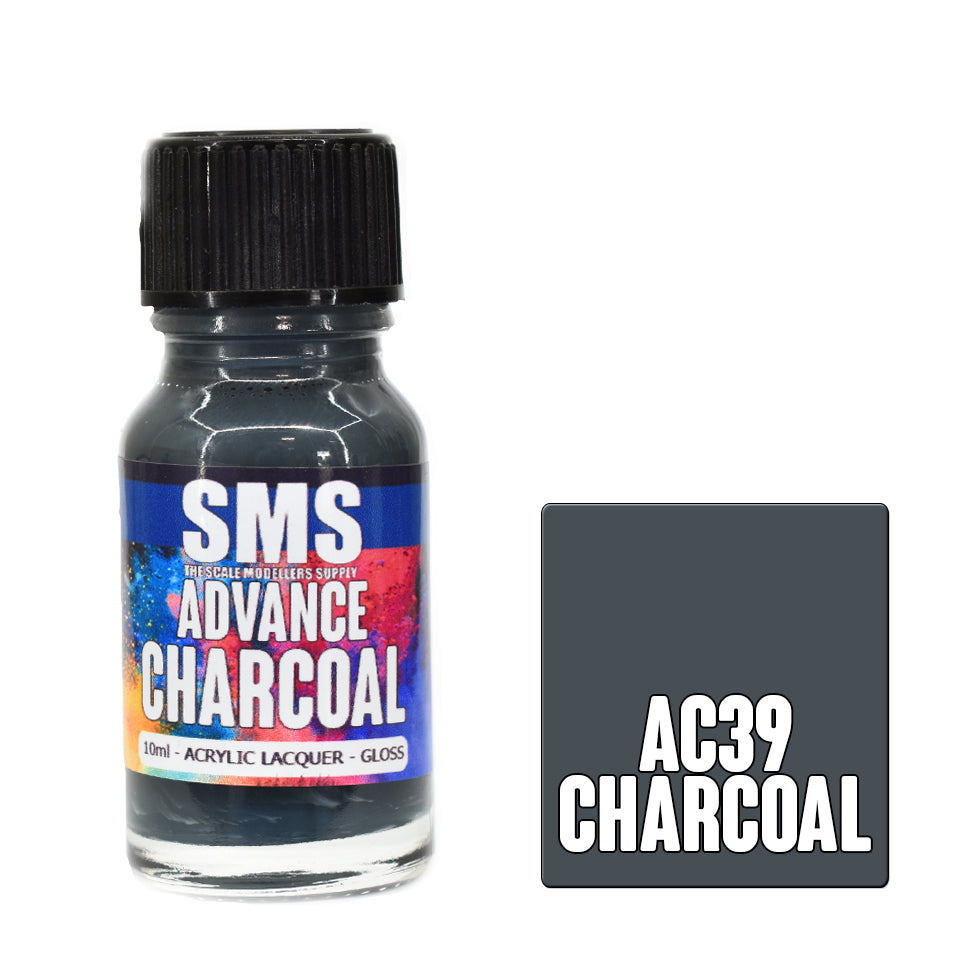 SMS Advance Charcoal 10ml Acrylic Lacquer