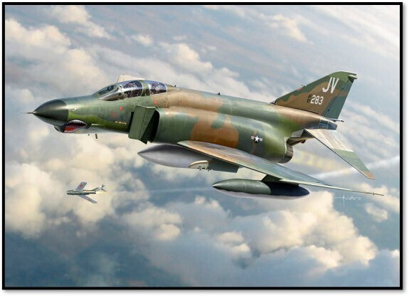 Academy 1/32 USAF F-4E "Vietnam War" (8 Decal sets included)