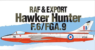 Academy 1/48 RAF & Export Hawker Hunter F.6/FGA.9 Plastic Model Kit