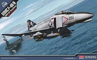 Academy 1/48 USMC F-4B/N VMFA-531 "Gray Ghosts" Phantom Plastic Model Kit Academy