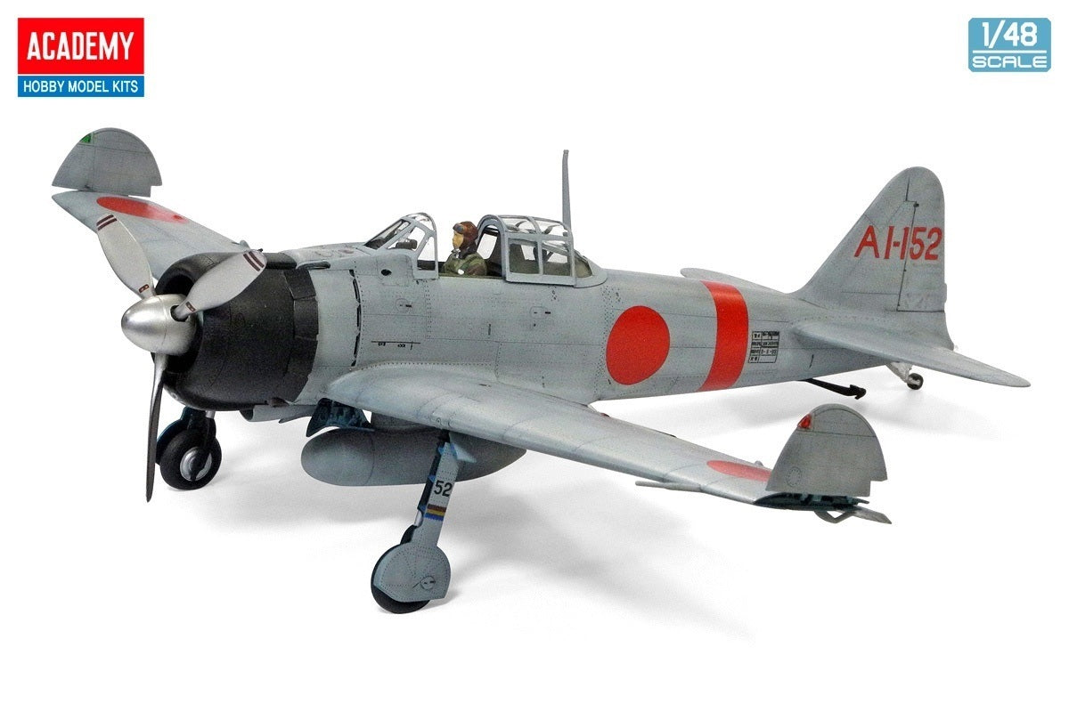 Academy 1/48 A6M2b Zero Fighter Model 21 "Battle of Midway" Plastic Model Kit Academy
