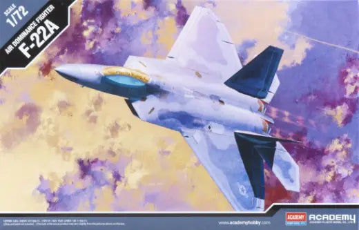 Academy 1/72 F-22A Air Dominance Fighter Raptor Plastic Model Kit Academy