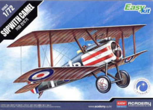Academy 1/72 Sopwith Camel WWI Fighter Plastic Model Kit Academy