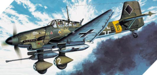 Academy 1/72 Ju-87G Stuka "Tank Buster" Plastic Model Kit Academy
