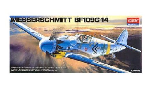 Academy 1/72 Messerschmitt BF109G-14 Plastic Model Kit
