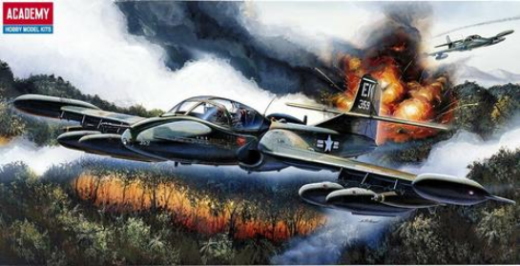 Academy 1/72 A-37B Dragonfly Plastic Model Kit