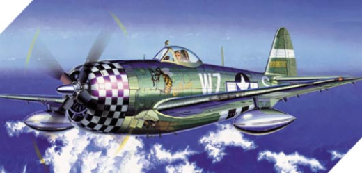 Academy 1/72 P-47D "Eileen" Thunderbolt Plastic Model Kit