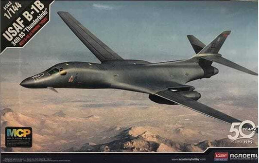 Academy 1/144 Rockwell USAF B-1B Lancer "Thunderbirds" Plastic Model Kit Academy