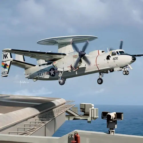 Academy 1/144 USN E-2C VAW-114 "Black Eagles" Plastic Model Kit Academy