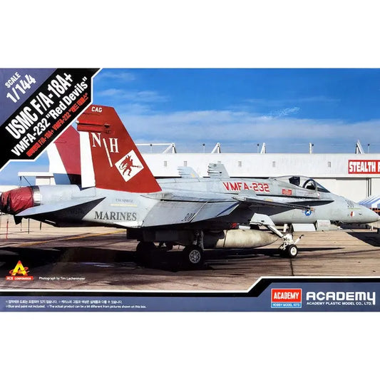 Academy 1/144 USMC F/A-18A+ VMFA-232 "Red Devils" Plastic Model Kit Academy