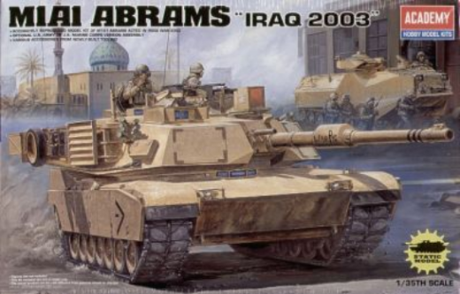 Academy 1/35 M1A1 Abrams "Iraq 2003" Plastic Model Kit