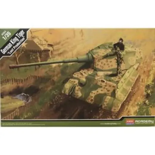 Academy 1/35 German Kingtiger "Last Production" Plastic Model Kit Academy