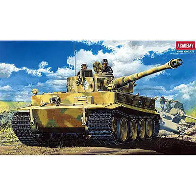 Academy 1/35 German Tiger-I Early Version Plastic Model Kit Academy