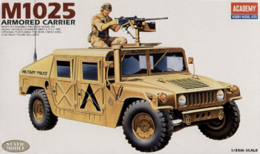Academy 1/35 M-1025 Armored Carrier Plastic Model Kit