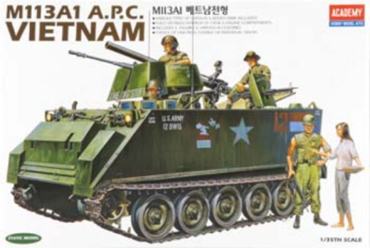 Academy 1/35 M113A1 Vietnam Version Plastic Model Kit
