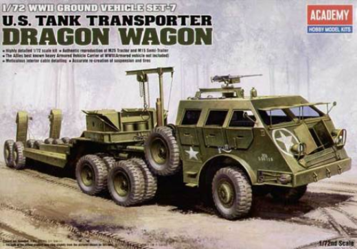 Academy 1/72 M26 Dragon Wagon Plastic Model Kit